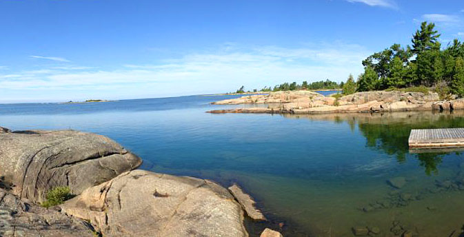 Georgian Bay Real Estate For Sale Waterfront Cottage Properties Waterfront Homes Georgian Bay Islands For Sale Sans Souci Pointe au Baril Island Properties for Sale Moffat Dunlap