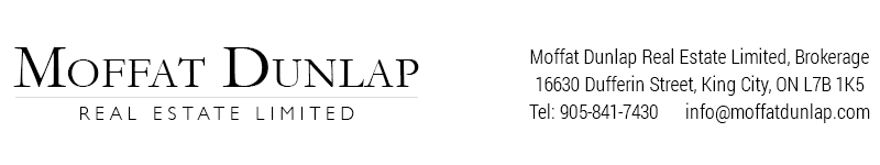 Moffat Dunlap Real Estate Limited - Page Header