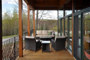 Deck View - Country homes for sale and luxury real estate including horse farms and property in the Caledon and King City areas near Toronto