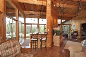 Family Room - Country homes for sale and luxury real estate including horse farms and property in the Caledon and King City areas near Toronto