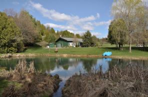 Pond and Guest House - Country homes for sale and luxury real estate including horse farms and property in the Caledon and King City areas near Toronto