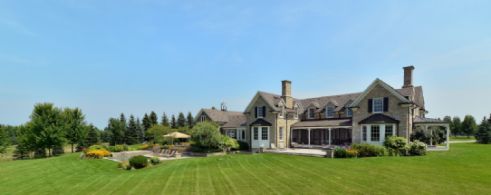 View to Main Residence - Country homes for sale and luxury real estate including horse farms and property in the Caledon and King City areas near Toronto