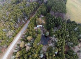 Aerial - Country homes for sale and luxury real estate including horse farms and property in the Caledon and King City areas near Toronto