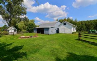Barn Exterior View - Country homes for sale and luxury real estate including horse farms and property in the Caledon and King City areas near Toronto