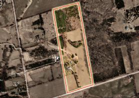 Aerial - Country homes for sale and luxury real estate including horse farms and property in the Caledon and King City areas near Toronto