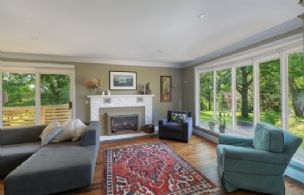 Living Room - walk out to balcony - Country homes for sale and luxury real estate including horse farms and property in the Caledon and King City areas near Toronto