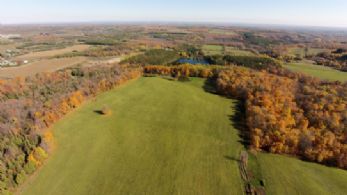 Farm Field on West Side of Property - Country homes for sale and luxury real estate including horse farms and property in the Caledon and King City areas near Toronto