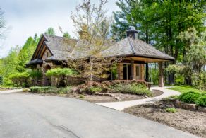 Side Entrance of Main Residence - Country homes for sale and luxury real estate including horse farms and property in the Caledon and King City areas near Toronto