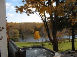 Patio Hot Tub - Country homes for sale and luxury real estate including horse farms and property in the Caledon and King City areas near Toronto