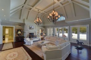 Great Room - Country homes for sale and luxury real estate including horse farms and property in the Caledon and King City areas near Toronto