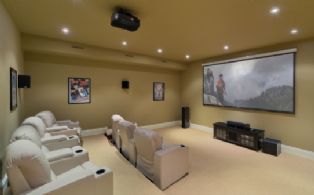 Home Theatre - Country homes for sale and luxury real estate including horse farms and property in the Caledon and King City areas near Toronto