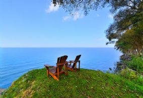 Waterfront Views from the Property - Country homes for sale and luxury real estate including horse farms and property in the Caledon and King City areas near Toronto