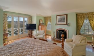 Master Bedroom with Balcony - Country homes for sale and luxury real estate including horse farms and property in the Caledon and King City areas near Toronto
