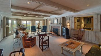 Rec Room with Fireplace - Country homes for sale and luxury real estate including horse farms and property in the Caledon and King City areas near Toronto