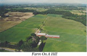 Aerial - Country homes for sale and luxury real estate including horse farms and property in the Caledon and King City areas near Toronto