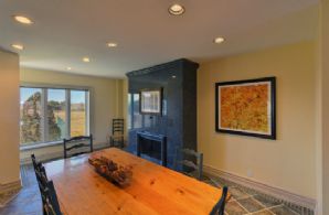 Breakfast Area with Fireplace - Country homes for sale and luxury real estate including horse farms and property in the Caledon and King City areas near Toronto