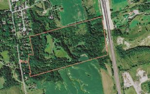 Aerial - Country homes for sale and luxury real estate including horse farms and property in the Caledon and King City areas near Toronto