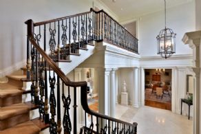 Stairway - Country homes for sale and luxury real estate including horse farms and property in the Caledon and King City areas near Toronto