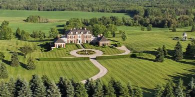 Front Facade - Country homes for sale and luxury real estate including horse farms and property in the Caledon and King City areas near Toronto