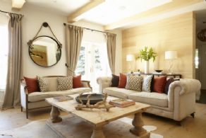 Family Room - Country homes for sale and luxury real estate including horse farms and property in the Caledon and King City areas near Toronto