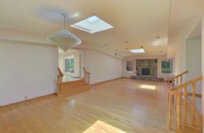 Great Room with Granite Fireplace - Country homes for sale and luxury real estate including horse farms and property in the Caledon and King City areas near Toronto