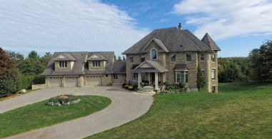 Front Elevation - Country homes for sale and luxury real estate including horse farms and property in the Caledon and King City areas near Toronto