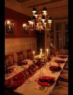 Evening in the Dining Room - Country homes for sale and luxury real estate including horse farms and property in the Caledon and King City areas near Toronto