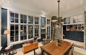 Sun Room with heated floors & walk-out to Deck - Country homes for sale and luxury real estate including horse farms and property in the Caledon and King City areas near Toronto