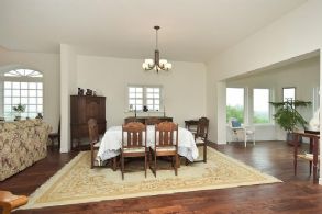 Dining Room open to Living Room and Sun Room - Country homes for sale and luxury real estate including horse farms and property in the Caledon and King City areas near Toronto