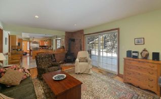 Family Room - Country homes for sale and luxury real estate including horse farms and property in the Caledon and King City areas near Toronto