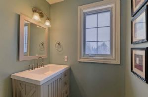 Powder Room - Country homes for sale and luxury real estate including horse farms and property in the Caledon and King City areas near Toronto
