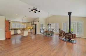 House 2: Living Room/Kitchen - Country homes for sale and luxury real estate including horse farms and property in the Caledon and King City areas near Toronto