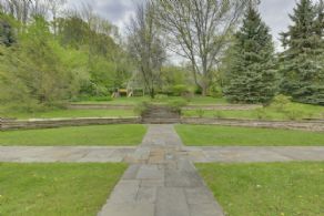 Tiered Walkway to Tennis Court - Country homes for sale and luxury real estate including horse farms and property in the Caledon and King City areas near Toronto