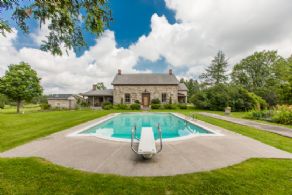 Pool and Gardens - Country homes for sale and luxury real estate including horse farms and property in the Caledon and King City areas near Toronto