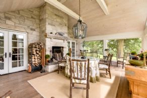 Screened Porch - Country homes for sale and luxury real estate including horse farms and property in the Caledon and King City areas near Toronto