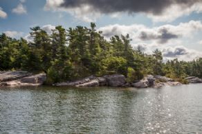 Private Island, Wah Wah Taysee, Georgian Bay, Georgian Bay, Ontario - Country homes for sale and luxury real estate including horse farms and property in the Caledon and King City areas near Toronto
