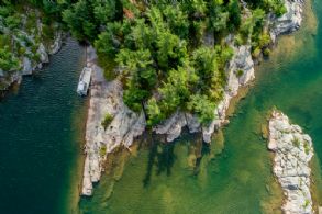 Private Island, Wah Wah Taysee, Georgian Bay, Georgian Bay, Ontario - Country homes for sale and luxury real estate including horse farms and property in the Caledon and King City areas near Toronto