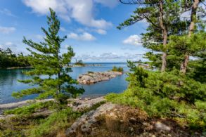 Private Island, Wah Wah Taysee, Georgian Bay, Georgian Bay, Ontario - Country homes for sale and luxury real estate including horse farms and property in the Caledon and King City areas near Toronto