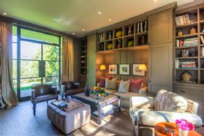 Den with Walk-out - Country homes for sale and luxury real estate including horse farms and property in the Caledon and King City areas near Toronto