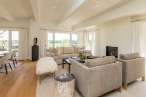 Living Room with Fireplace - Country homes for sale and luxury real estate including horse farms and property in the Caledon and King City areas near Toronto