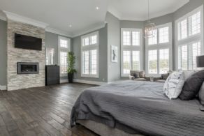 Master Bedroom - Country homes for sale and luxury real estate including horse farms and property in the Caledon and King City areas near Toronto