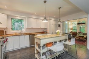 Open Concept Kitchen - Country homes for sale and luxury real estate including horse farms and property in the Caledon and King City areas near Toronto