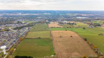 Looking West from 9th Line - Country homes for sale and luxury real estate including horse farms and property in the Caledon and King City areas near Toronto