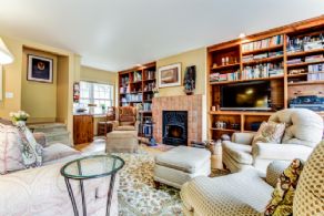 Family Room - Country homes for sale and luxury real estate including horse farms and property in the Caledon and King City areas near Toronto