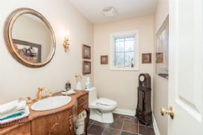 Powder Room - Country homes for sale and luxury real estate including horse farms and property in the Caledon and King City areas near Toronto