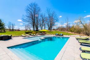 Pool - Country homes for sale and luxury real estate including horse farms and property in the Caledon and King City areas near Toronto