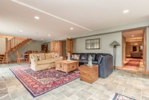 Family Room - Country homes for sale and luxury real estate including horse farms and property in the Caledon and King City areas near Toronto