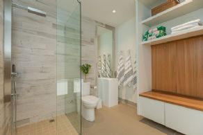 Pool House Bathroom - Country homes for sale and luxury real estate including horse farms and property in the Caledon and King City areas near Toronto