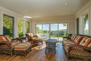 Family Room - Country homes for sale and luxury real estate including horse farms and property in the Caledon and King City areas near Toronto
