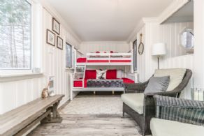Interior of Guest Bunkie - Country homes for sale and luxury real estate including horse farms and property in the Caledon and King City areas near Toronto